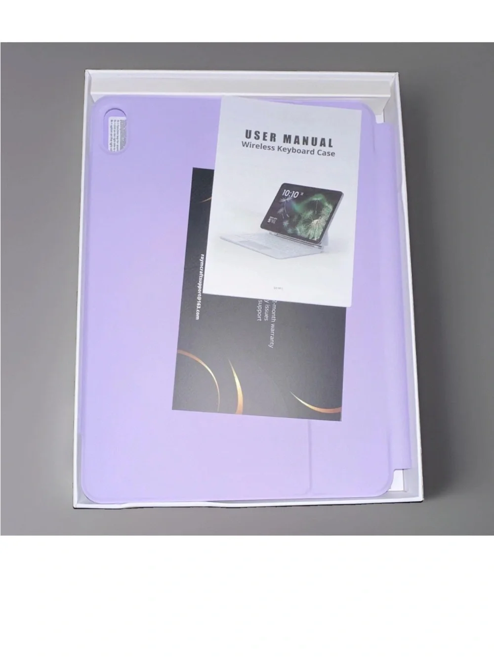 RAYMCRAFT iPad 10th Gen 10.9” iPad A16 11th 11” Bluetooth Touchpad Case Purple